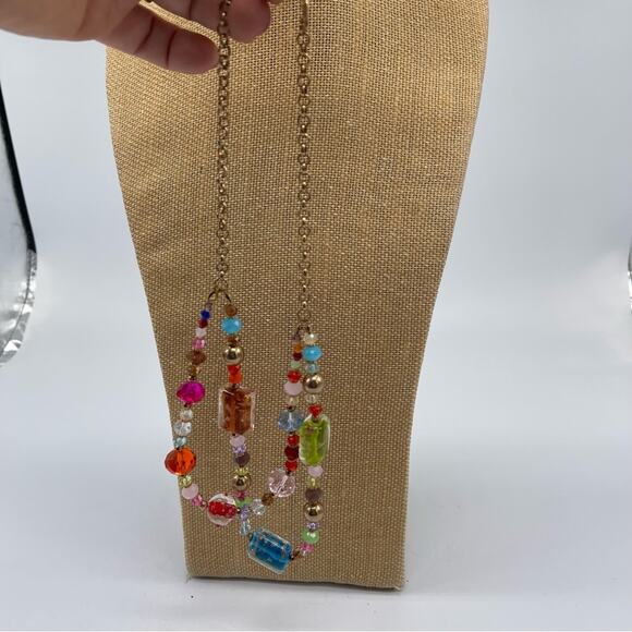 Two Layer Necklace. 22” Total Length - Picture 3 of 4